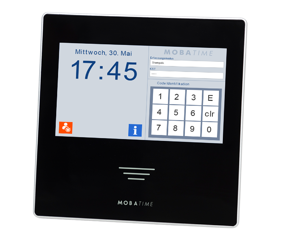 Mobatime-Zeiterfassung-Erfassungsterrminal-Arbeitszeiterfassung-AMX-750-ph