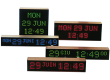 Mobatime-Digitaluhr-Innenuhr-Digikalenderuhren