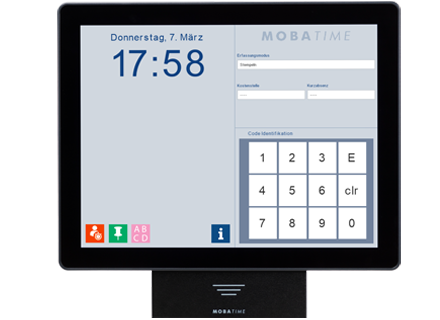 Mobatime-Zeiterfassung-Erfassungsterrminal-Betriebsdatenerfassung-AMX-3500